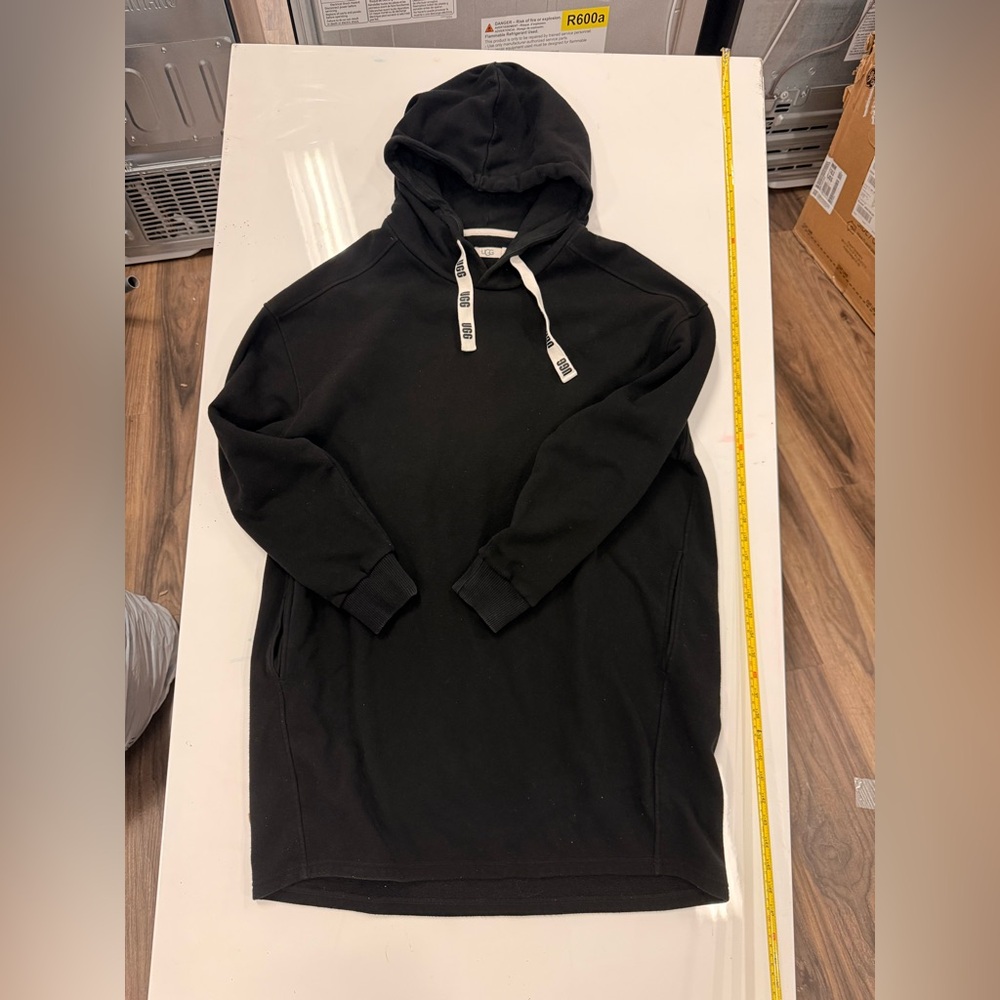 UGG Aderyn Hoodie Dress in Black XL